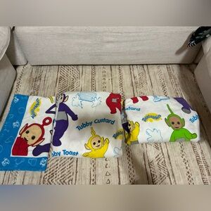 Disney Multicolor Teletubbies Bedding Sheet SET! BUNDLE👶🏼☀️🫟